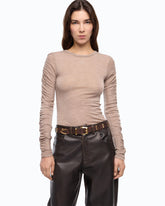 Pullover mit gerafften Ärmeln -  | Pinko