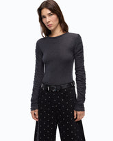 Maglia con maniche arricciate -  | Pinko