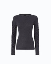 Maglia con maniche arricciate -  | Pinko