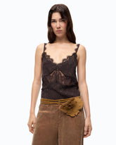 Top lingerie con pizzo