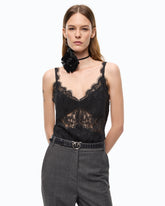 Top lingerie con pizzo