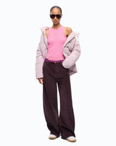 Top côtelé avec logo Love Birds transparent -  | Pinko