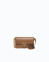 Bolso bandolera Baby Love Bag One Slouchy de piel con tachuelas -  | Pinko