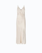 Abito slipdress midi con logo Love Birds rimovibile -  | Pinko