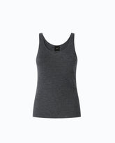 Ribbed merino wool vest top -  | Pinko