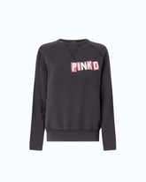 Felpa stampa cigni Quiet Is The New Punk -  | Pinko