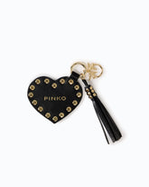 Charm portachiavi con cuore e borchie PINKO -  | Pinko