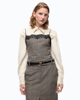 Top a quadri con pizzo
