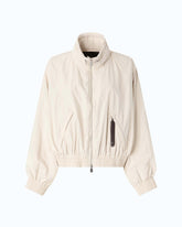 Oversized blouson jacket with drawstring -  | Pinko