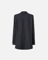 Pinstriped wool-blend jacket -  | Pinko