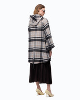 Mantella in misto lana a quadri -  | Pinko