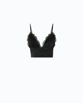 Bustier top with spaghetti straps -  | Pinko