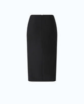 Jupe midi ajustée à double fente -  | Pinko