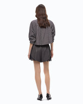 Short fluide avec insertion en dentelle -  | Pinko