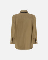 Πουκάμισο από ποπλίνα με λεπτομέρειες από δαντέλα -  | Pinko