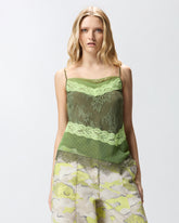 Τοπ από δαντέλα σε στυλ patchwork -  | Pinko