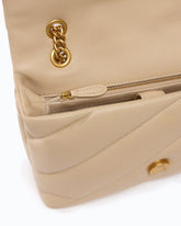 Medium Love Bag Puff Maxi Quilt New Buckle shoulder bag - Beige | Pinko