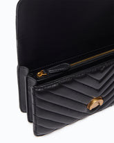 Small Love Bag One Chevron New Buckle shoulder bag - Black | Pinko