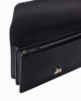 Medium Love Bag One leather handbag with New Buckle - Black | Pinko