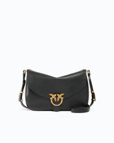 Sac moyen en cuir avec boucle Love Birds Diamond Cut -  | Pinko