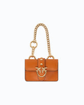 Nano Love Bag One de piel - Naranja | Pinko