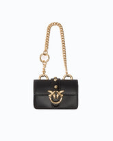Nano Love Bag One in leather - Dark Red | Pinko