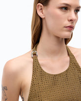 Top dos nu à strass all-over -  | Pinko