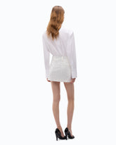 Minigonna a portafoglio full strass -  | Pinko