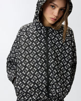 Giacca sportiva con logo Love Birds all over -  | Pinko