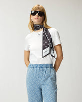 T-shirt con foulard logo Love Birds -  | Pinko