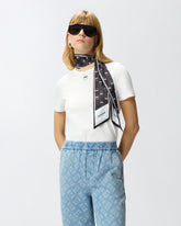 T-shirt avec foulard logo Love Birds -  | Pinko