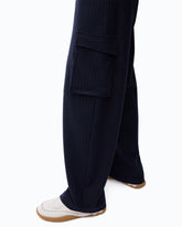 Hose mit Nadelstreifen und Cargotaschen - Schwarz | Pinko
