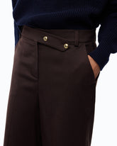 Bermudas aus einem stretchigen Wollmix -  | Pinko