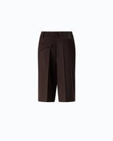 Bermudas aus einem stretchigen Wollmix -  | Pinko