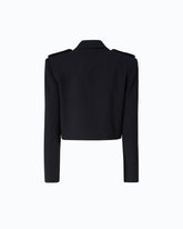 Cropped-Jacke mit Riegeln -  | Pinko