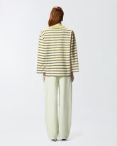 Ριγέ μπλούζα με κέντημα PINKO -  | Pinko