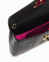PINKO Galleria Love Bag Clutch small handbag in ayers leather with fringing -  | Pinko