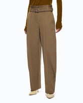 Pantalon barrel ceinturé -  | Pinko