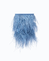 Borsa pouch a tracolla piccola in nappa con piume PINKO Galleria -  | Pinko