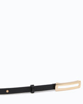 Cintura con borchie gioiello 1 cm - Nero | Pinko
