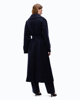 Μακρύ μάλλινο παλτό με στρας -  | Pinko
