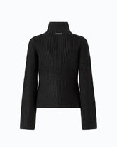 Cardigan côtelé avec poches - Noir | Pinko