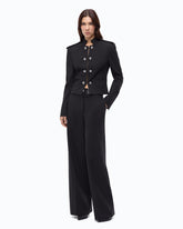 Mini-Reiterjacke mit Schmuckdetails - Schwarz | Pinko