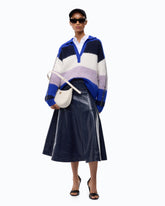 Midi skirt with crocodile print -  | Pinko