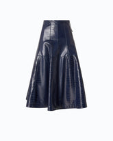 Midi skirt with crocodile print -  | Pinko