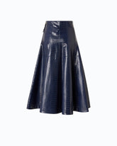 Midi skirt with crocodile print -  | Pinko