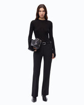 Pull léger côtelé - Noir | Pinko