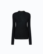 Pull léger côtelé - Noir | Pinko