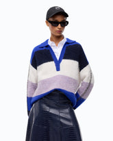 Pullover aus Alpakamix mit Streifen -  | Pinko