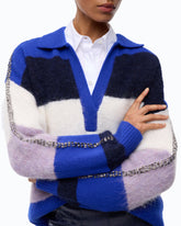 Pullover aus Alpakamix mit Streifen -  | Pinko
